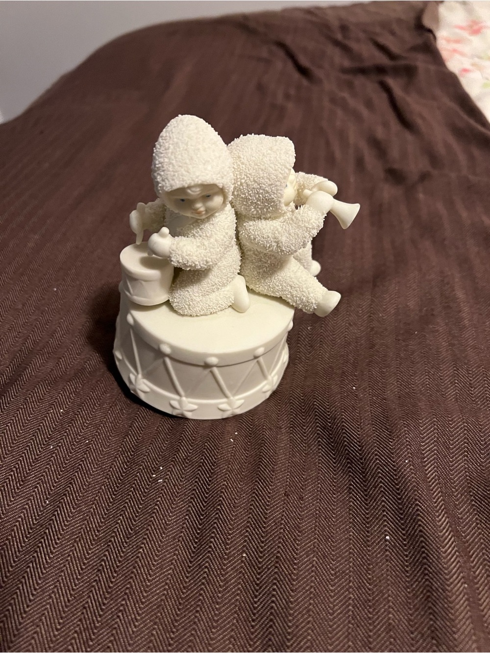 Dept 56 Snowbabies Music Box "Little Drummer Boy" Christmas Play me a Tune